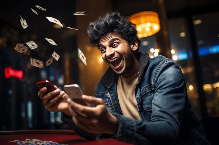 ফোন স্ক্রিনে অ্যানিমাল স্লট থিম দেখা